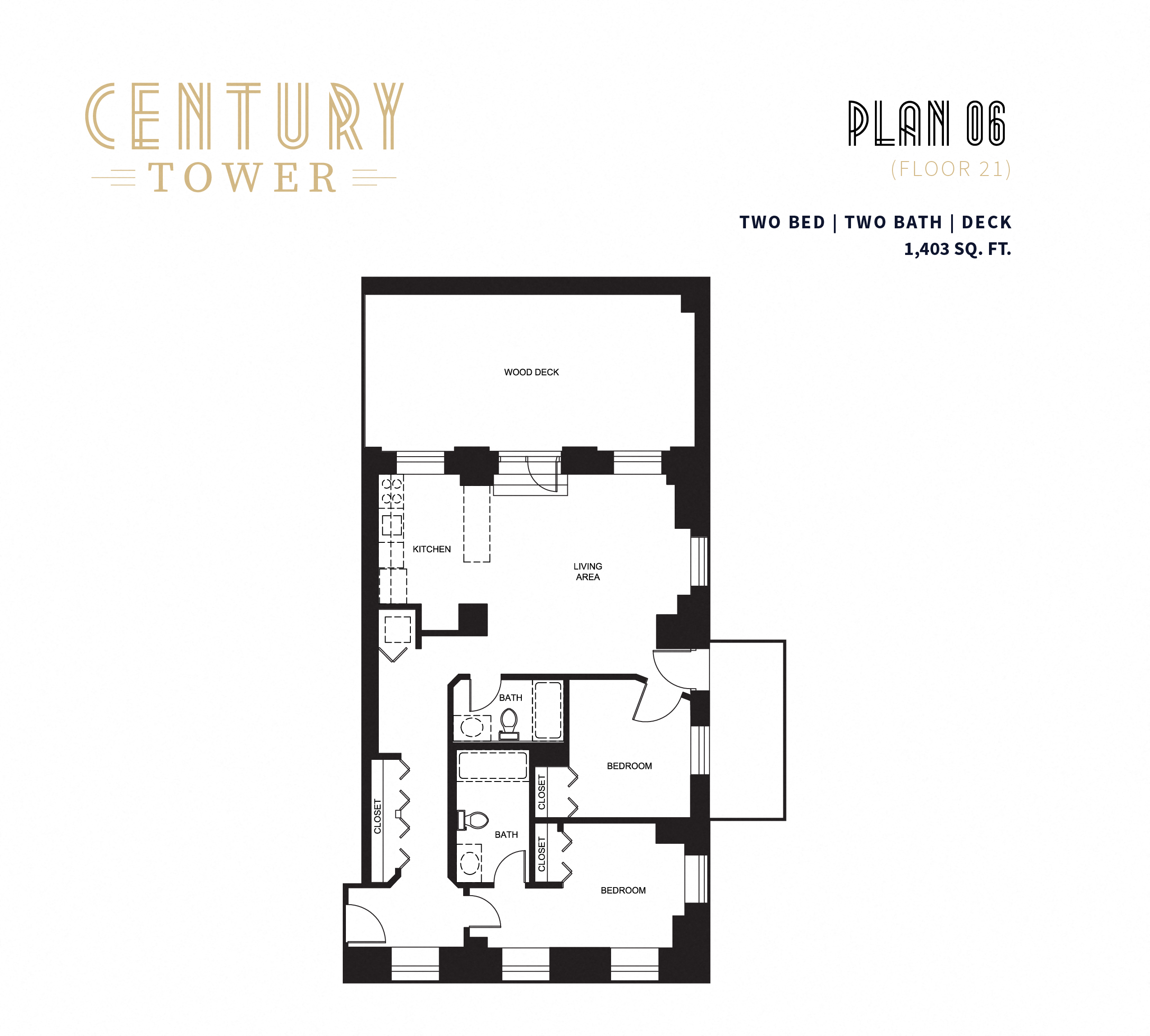 2 Bedroom Floor Plan
